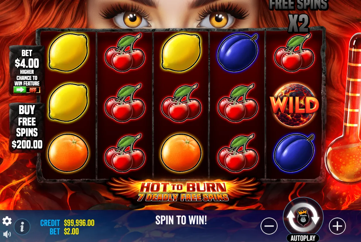 Hot to Burn 7 Deadly Free Spins